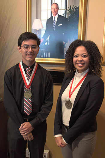 David Quispe and Sakurah Fisher